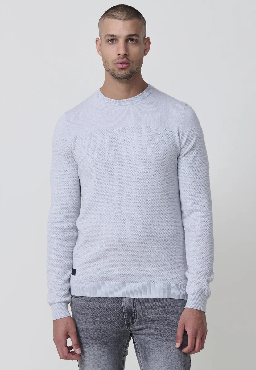 Strickpullover - gris grey