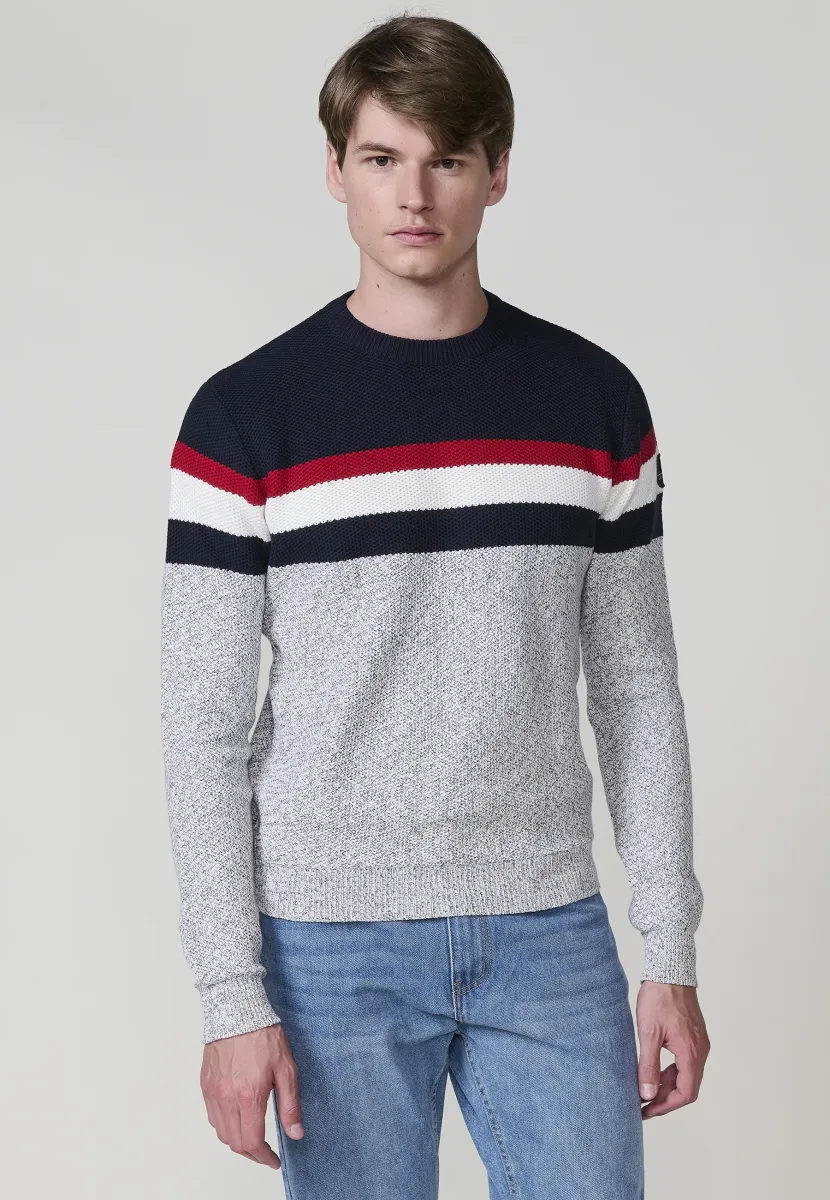 Strickpullover - gris   grey