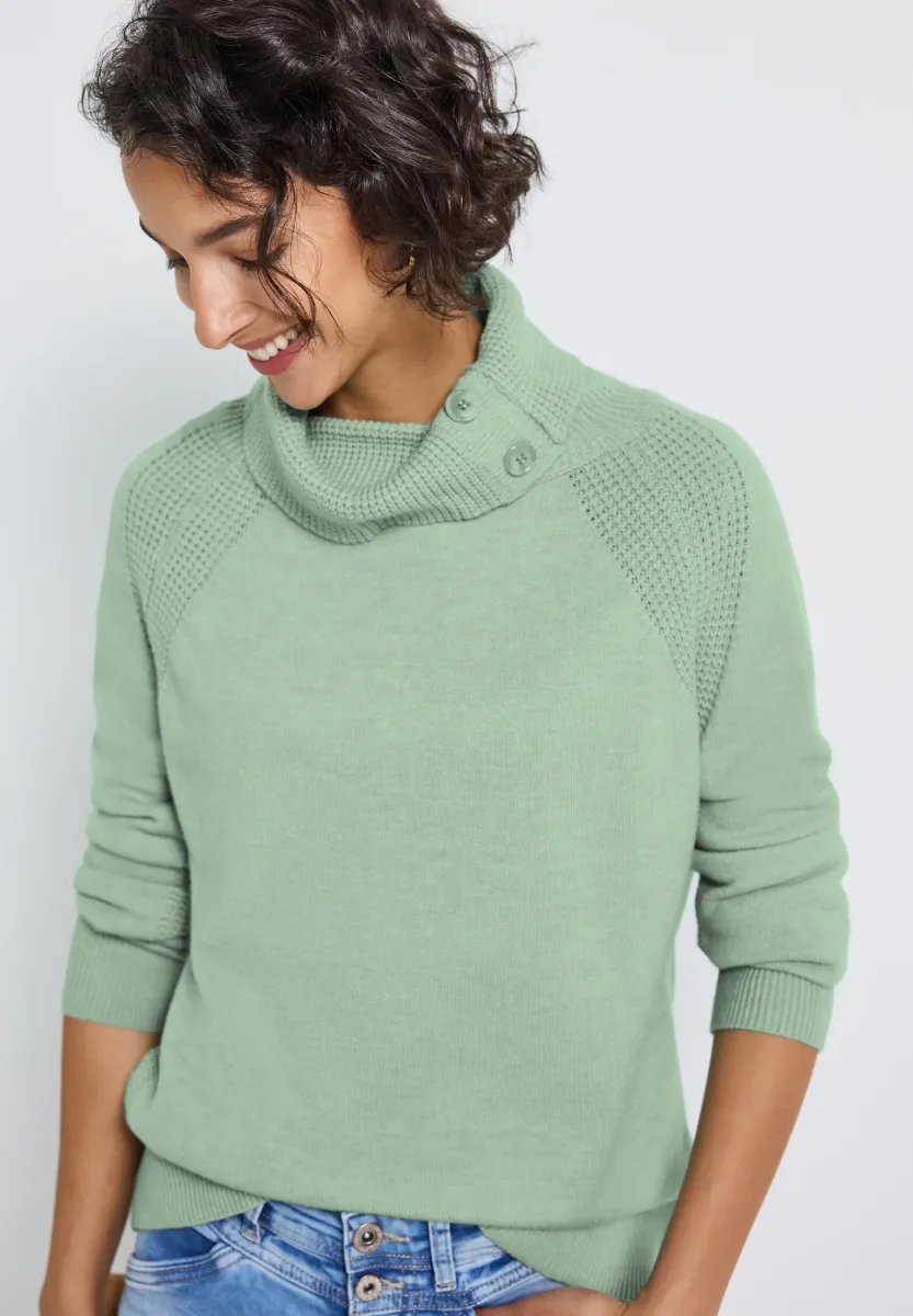 Strickpullover - grün