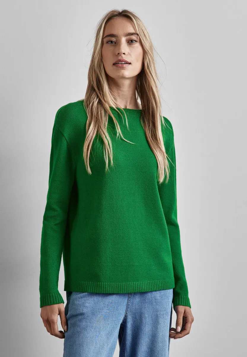 Strickpullover - grün