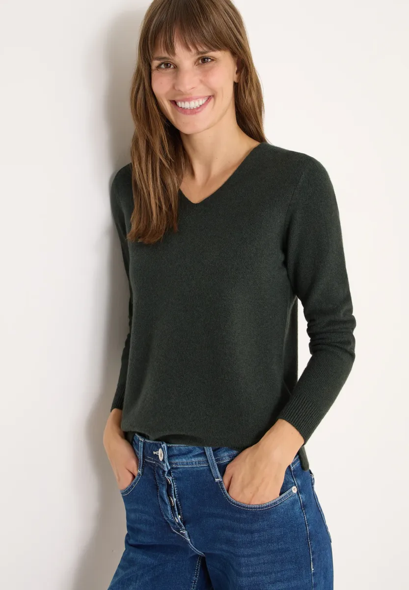 Strickpullover - grün