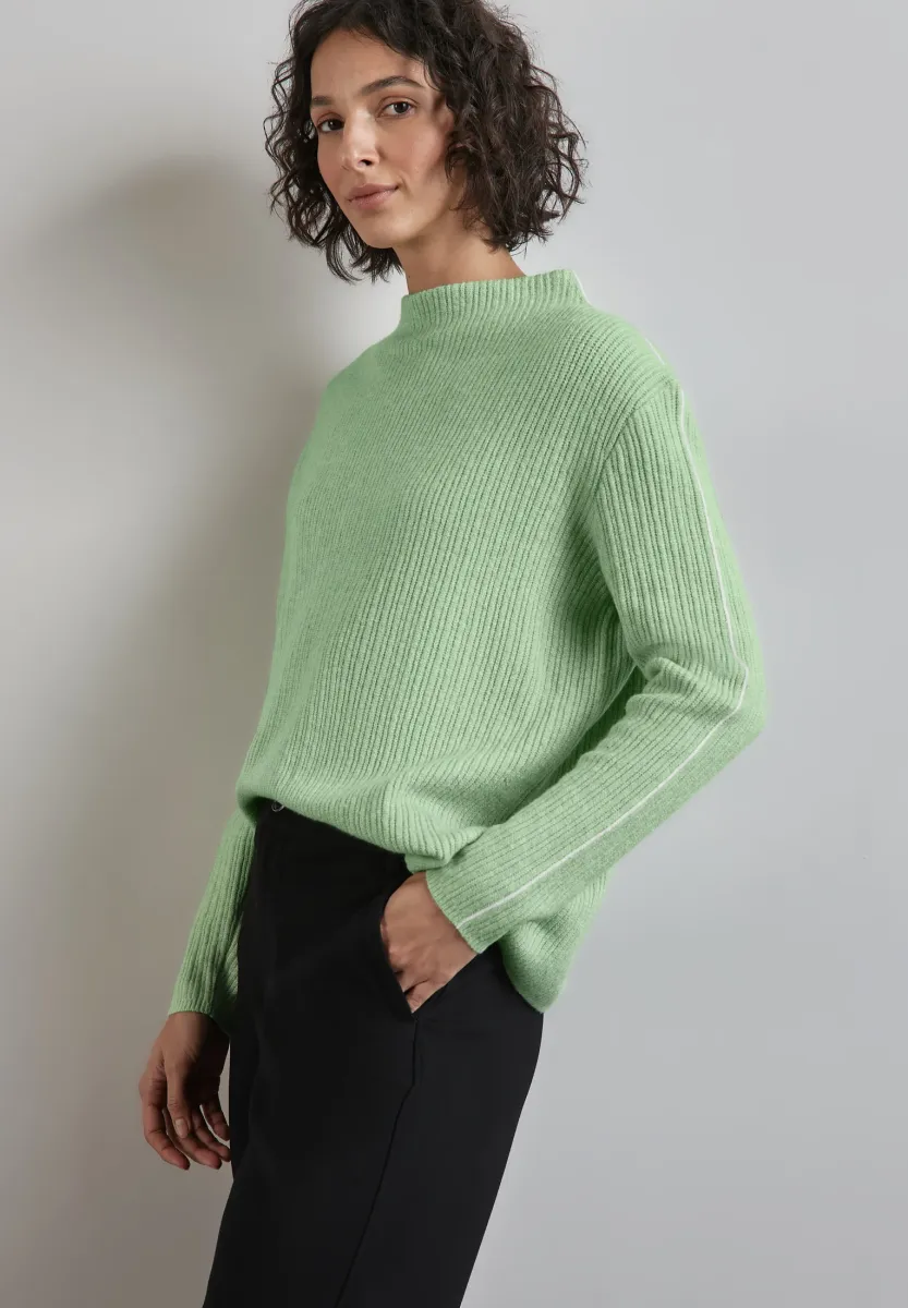 Strickpullover - grün