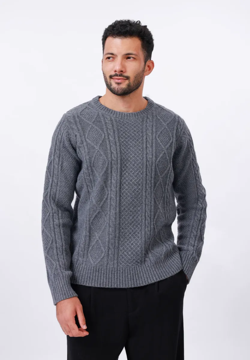 Strickpullover - heather grey