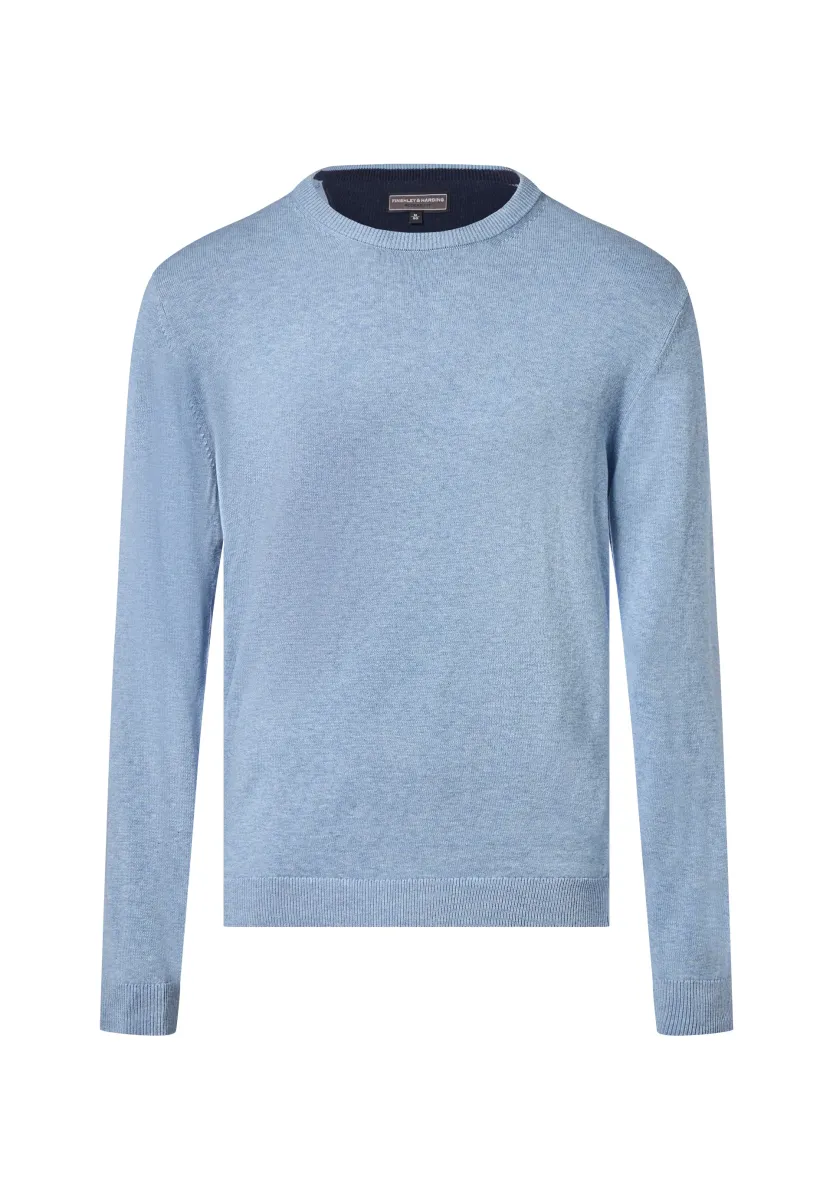 Strickpullover - hellblau