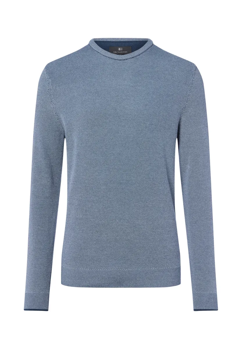 Strickpullover - hellblau
