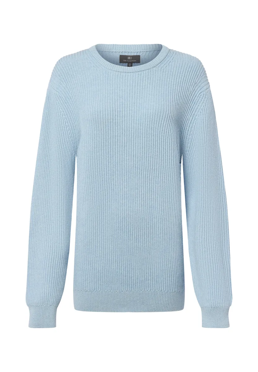 Strickpullover - hellblau