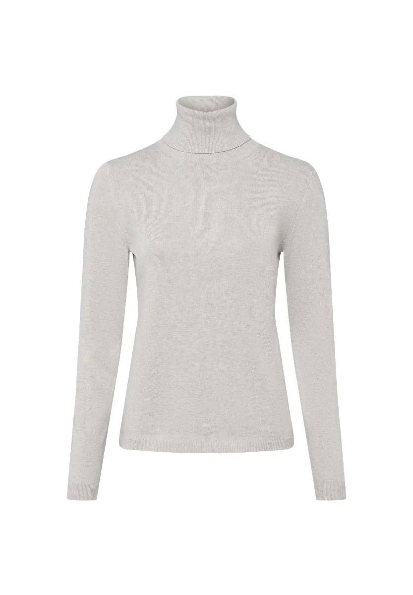 Strickpullover - hellgrau