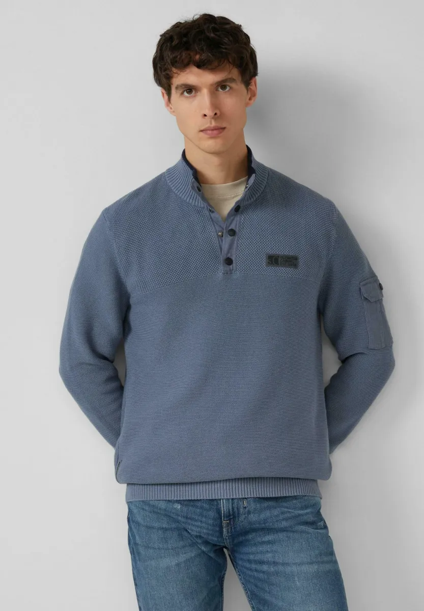 Strickpullover - himmelblau