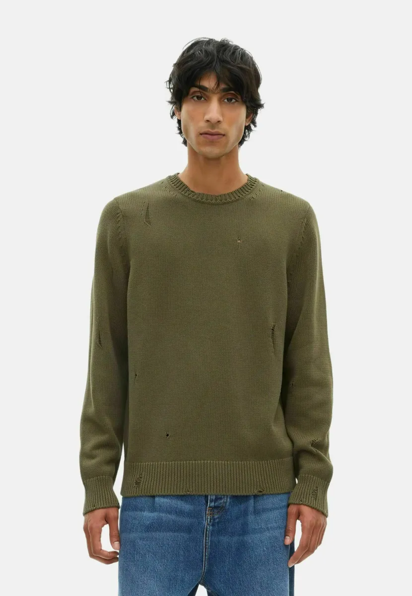 Strickpullover - kaki
