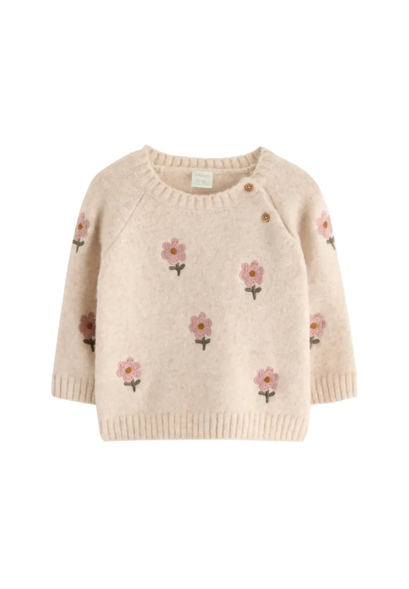 Strickpullover - light beige melange