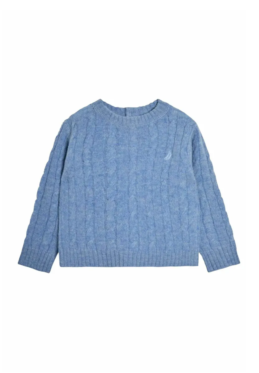 Strickpullover - light blue
