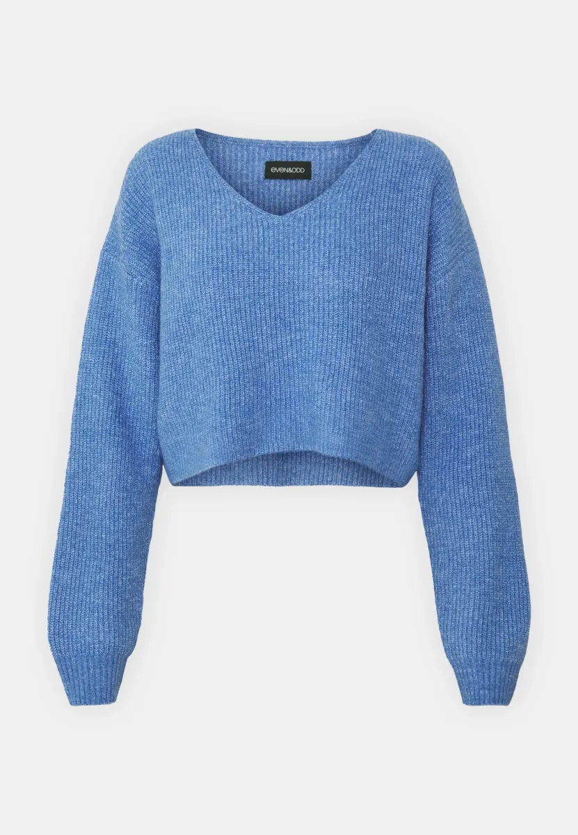 Strickpullover - light blue