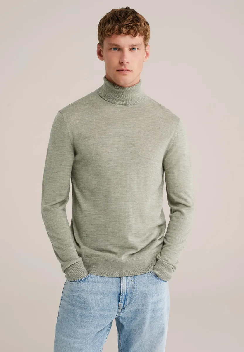 Strickpullover - light green
