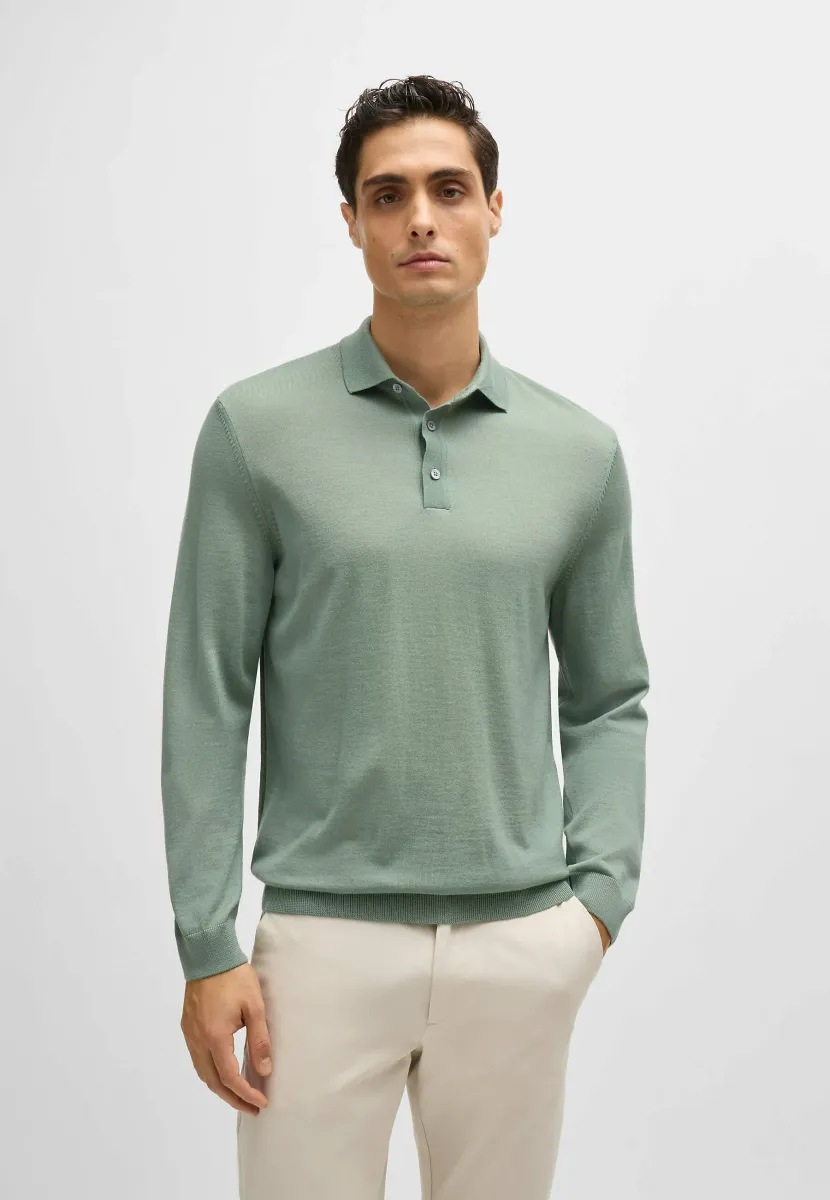Strickpullover - light green