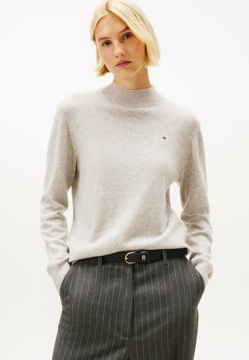 Strickpullover - light grey heather