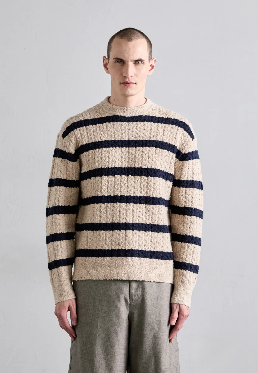 Strickpullover - light khaki