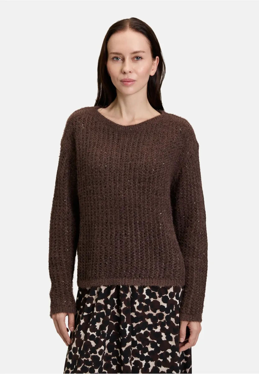 Strickpullover - light maroon