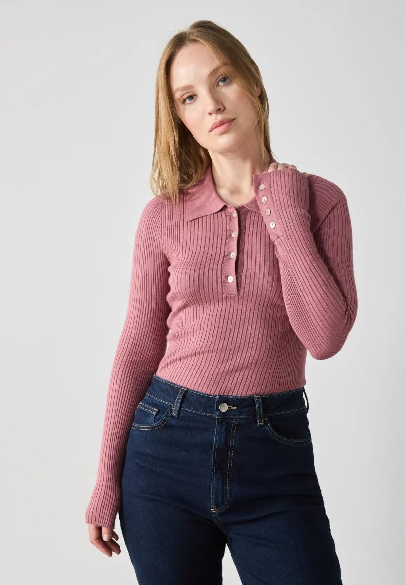 Strickpullover - light pink