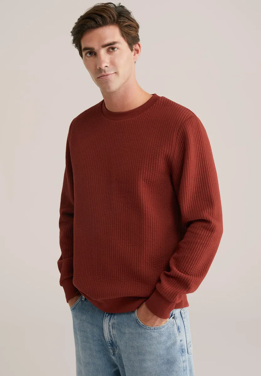 Strickpullover - light red
