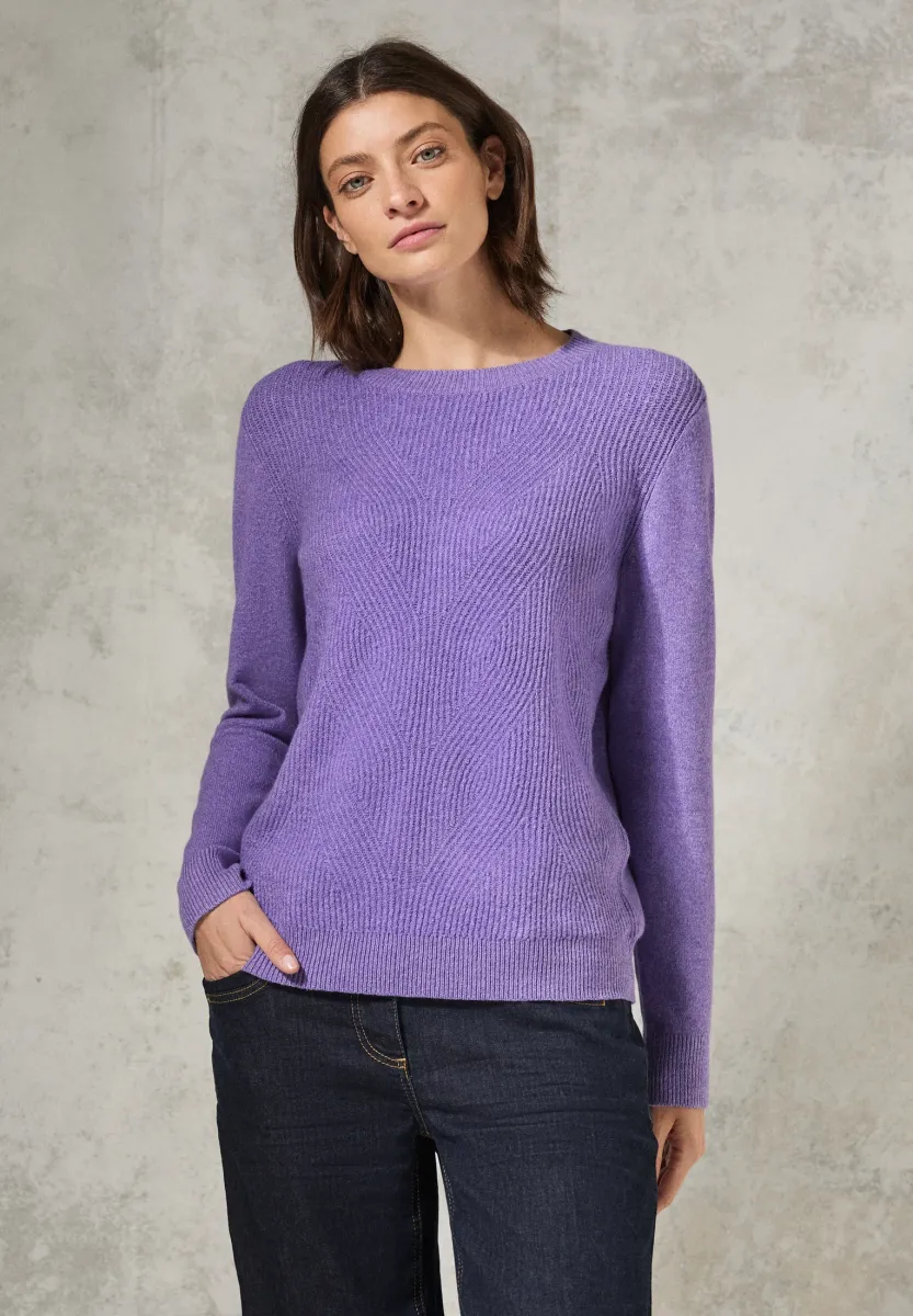 Strickpullover - lila