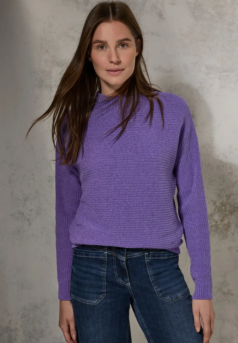 Strickpullover - lila