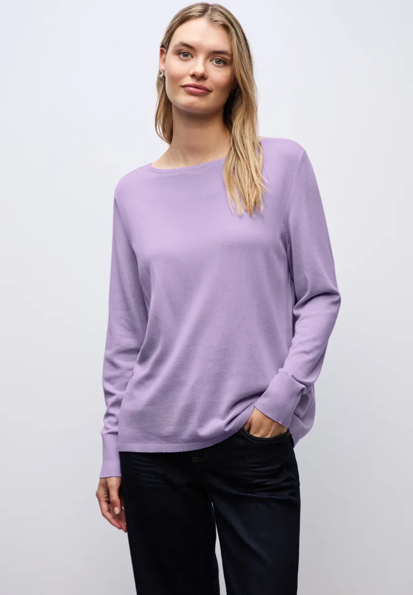 Strickpullover - lila