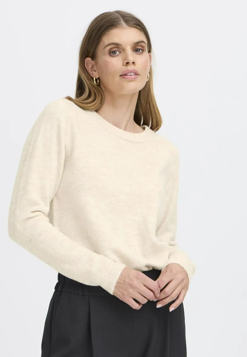 Strickpullover - limestone melange