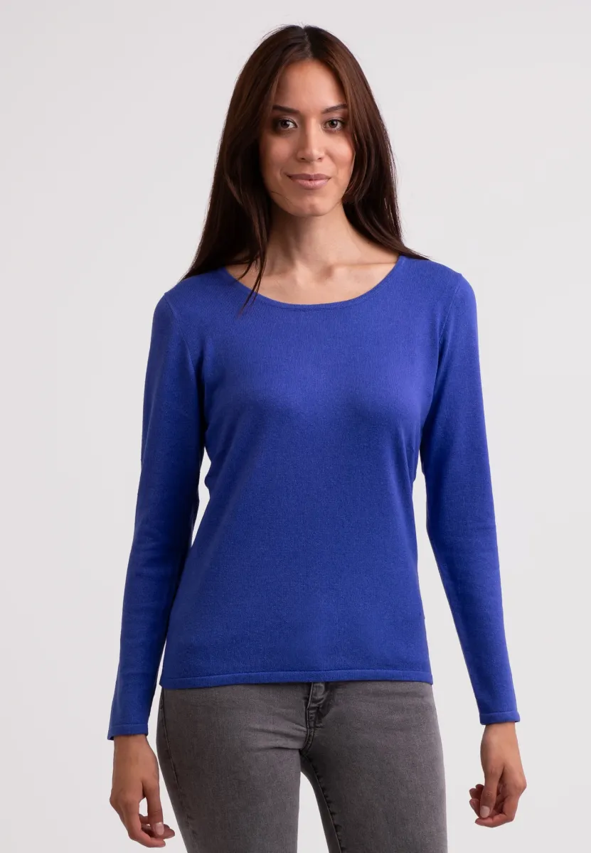 Strickpullover - majorelle blau