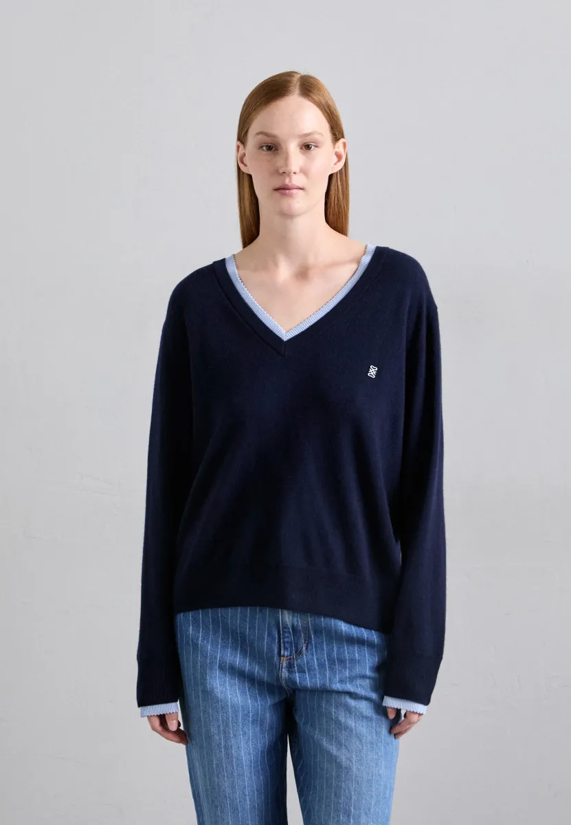 Strickpullover - marine