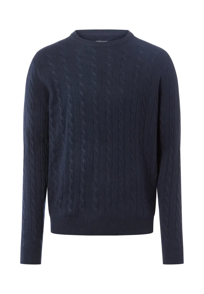 Strickpullover - marine