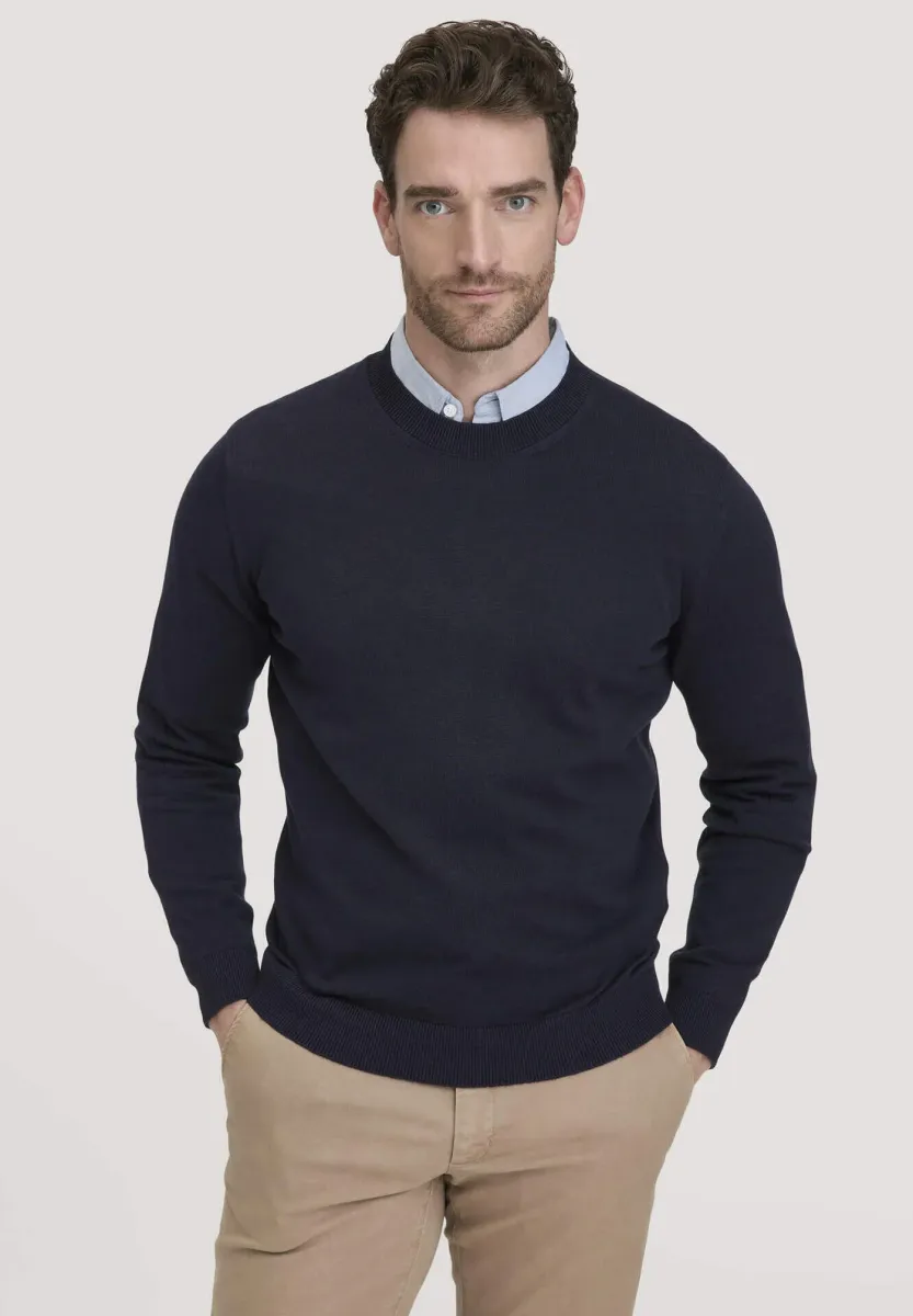 Strickpullover - marine