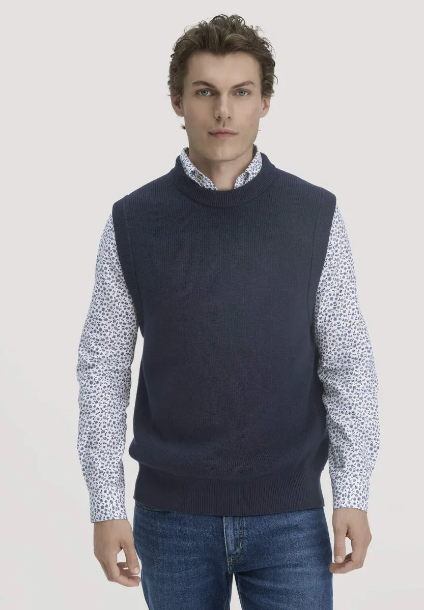 Strickpullover - marine