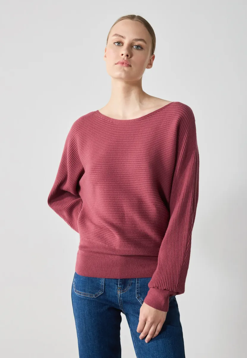 Strickpullover - maroon