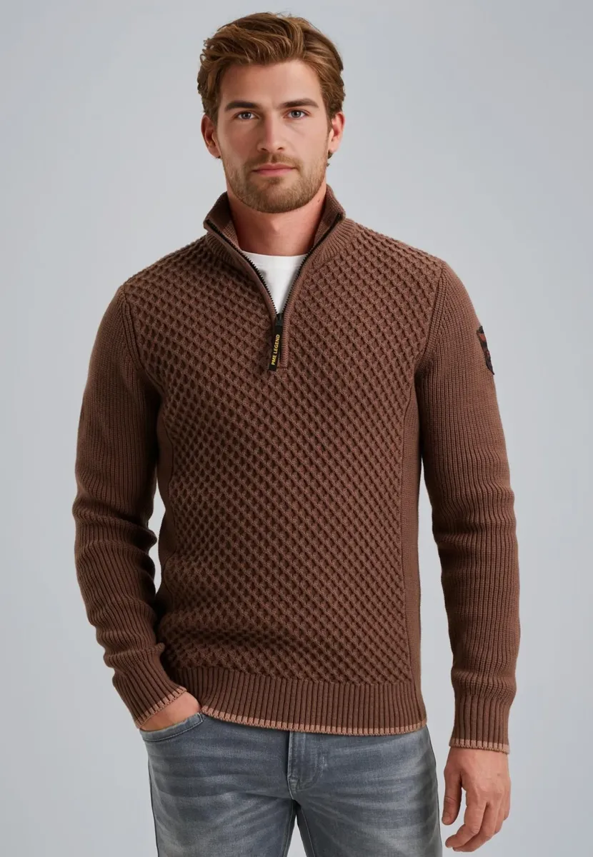 Strickpullover - marron