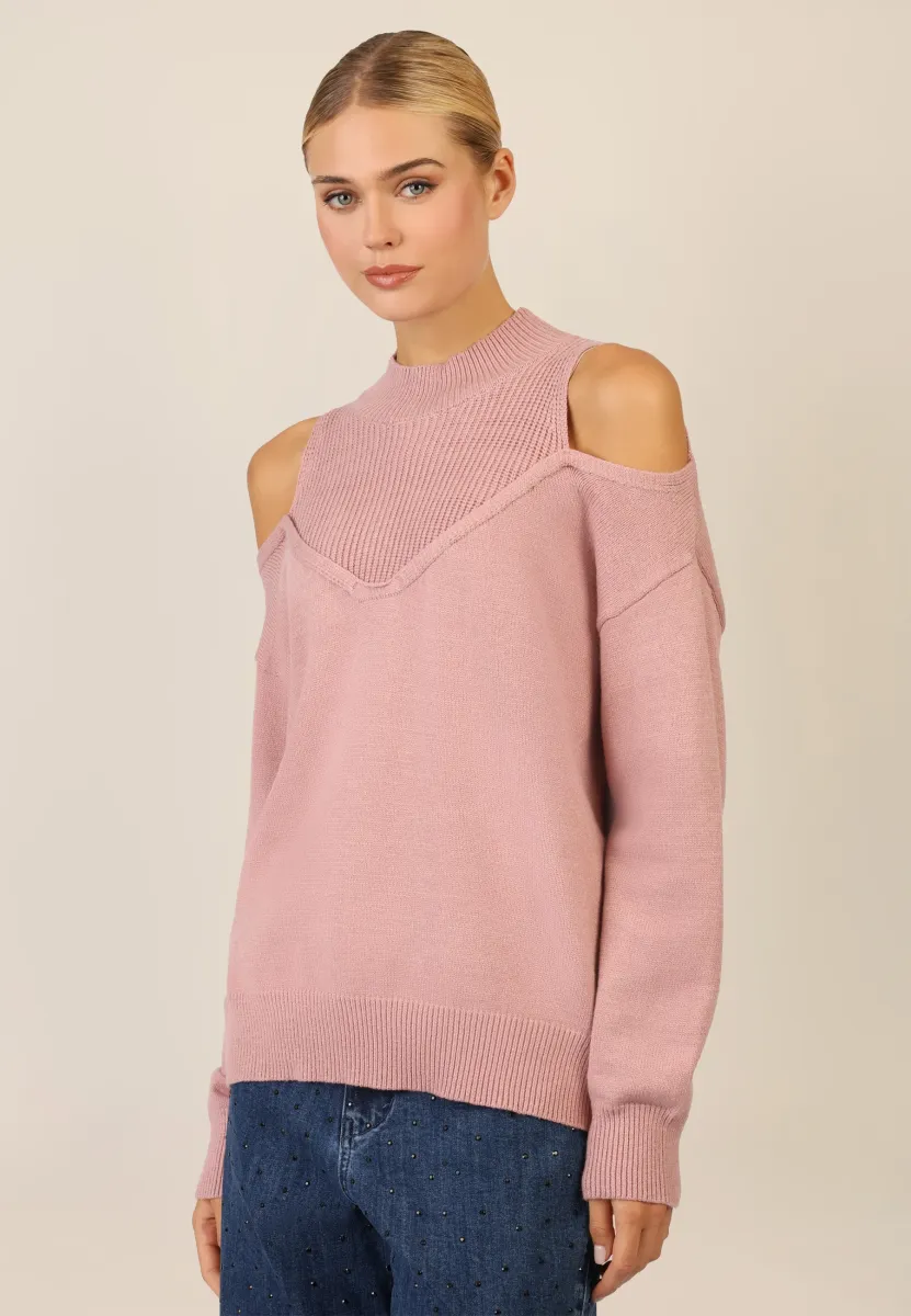 Strickpullover - mauve