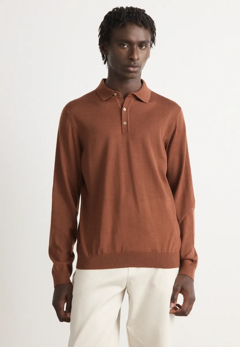 Strickpullover - medium brown