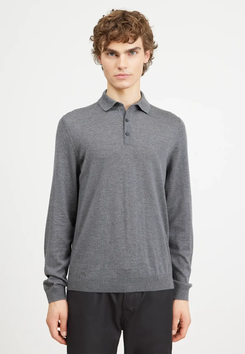 Strickpullover - medium grey