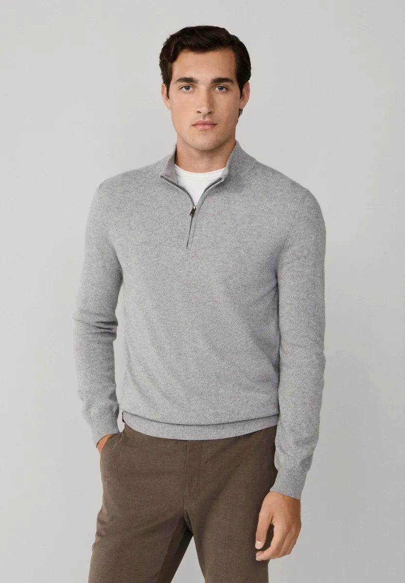 Strickpullover - metal grey