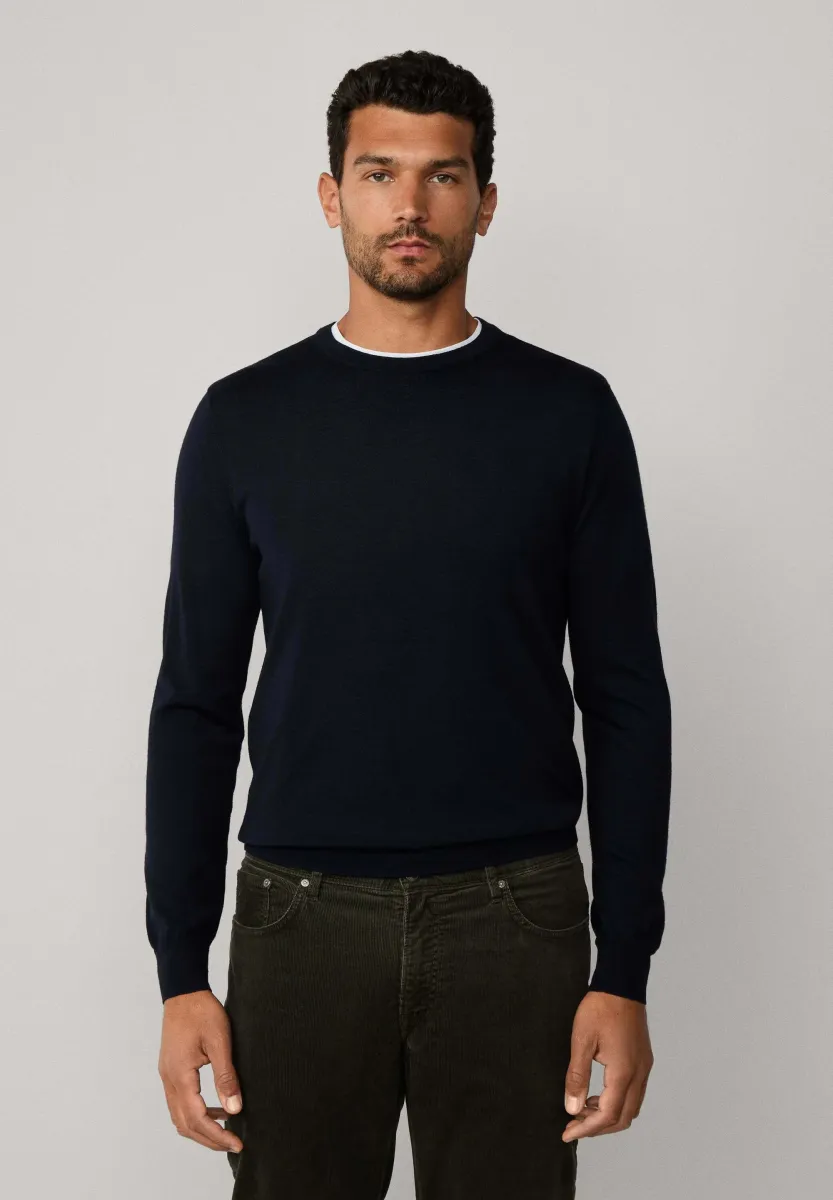 Strickpullover - midnight blue