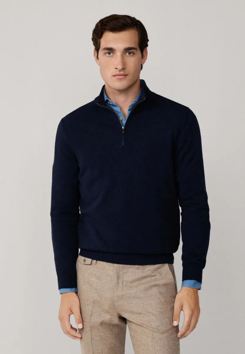Strickpullover - midnight blue