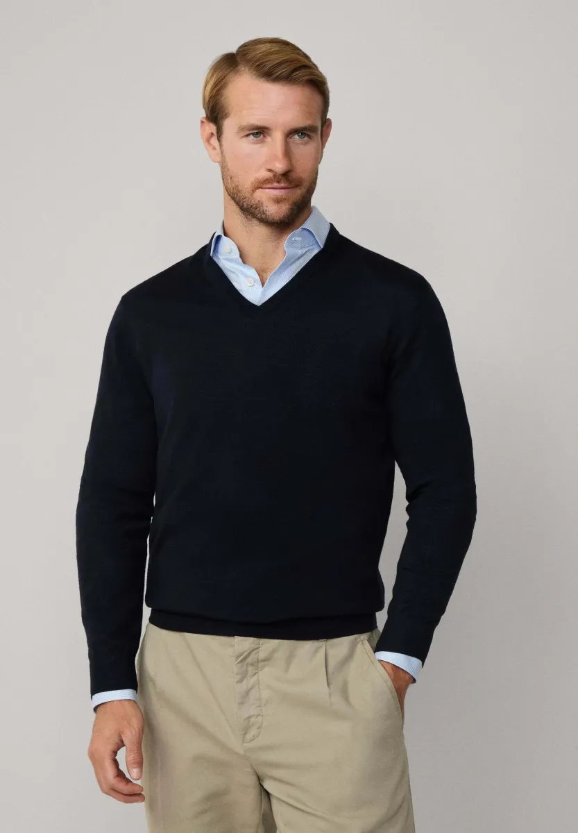 Strickpullover - midnight blue