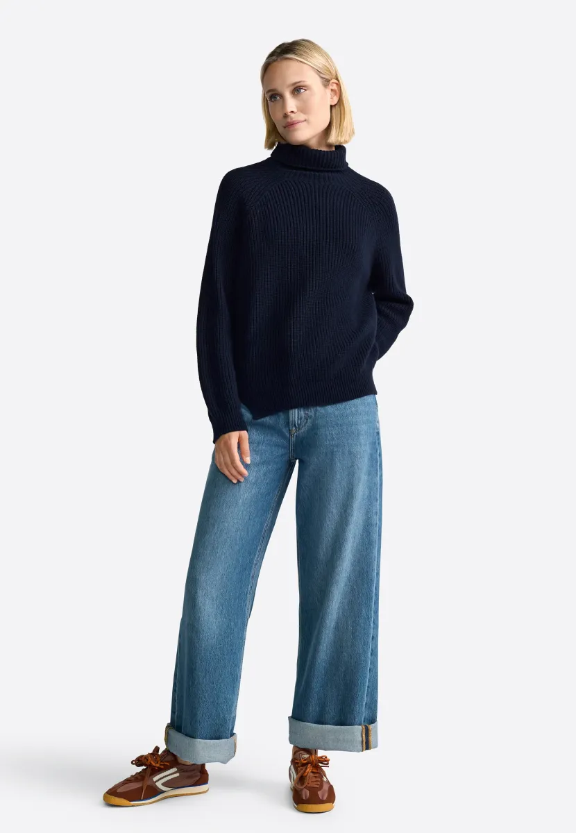 Strickpullover - midnight blue