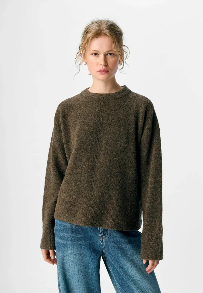Strickpullover - morel