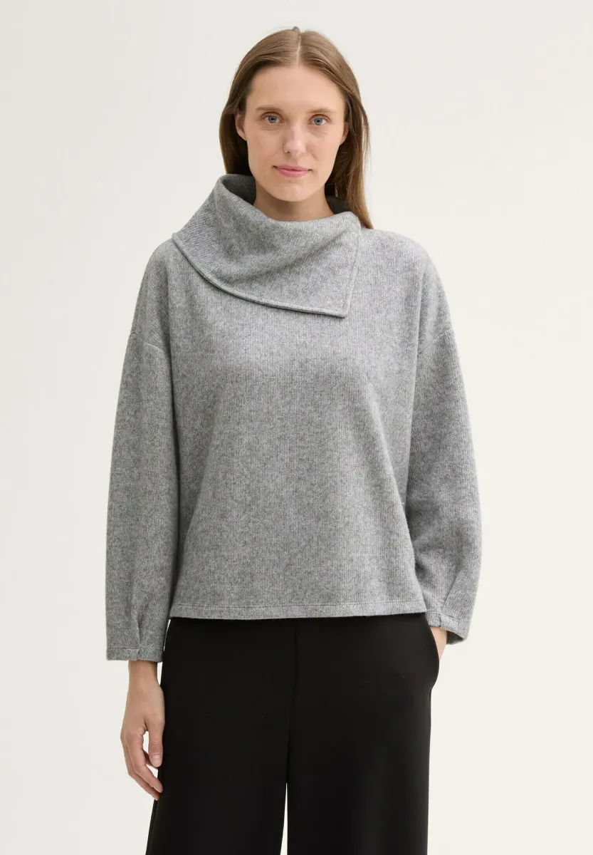Strickpullover - morning grey melange