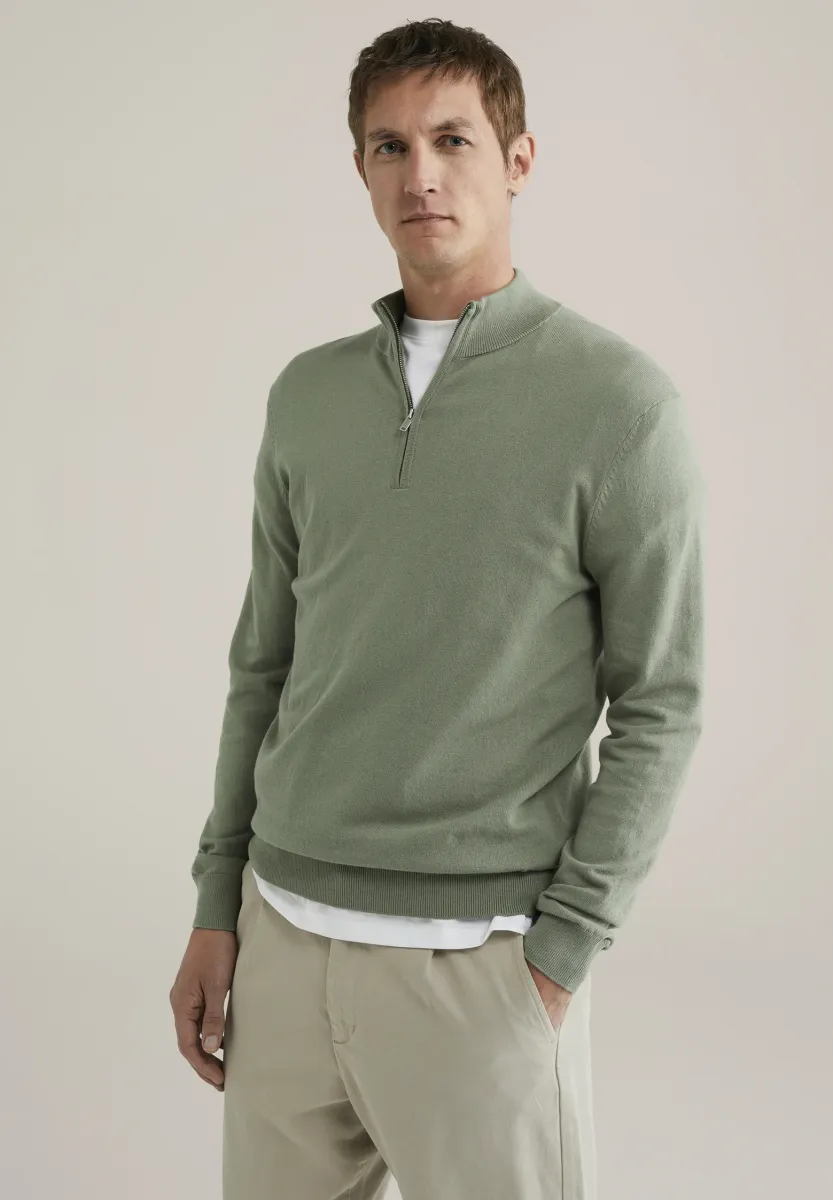 Strickpullover - moss green