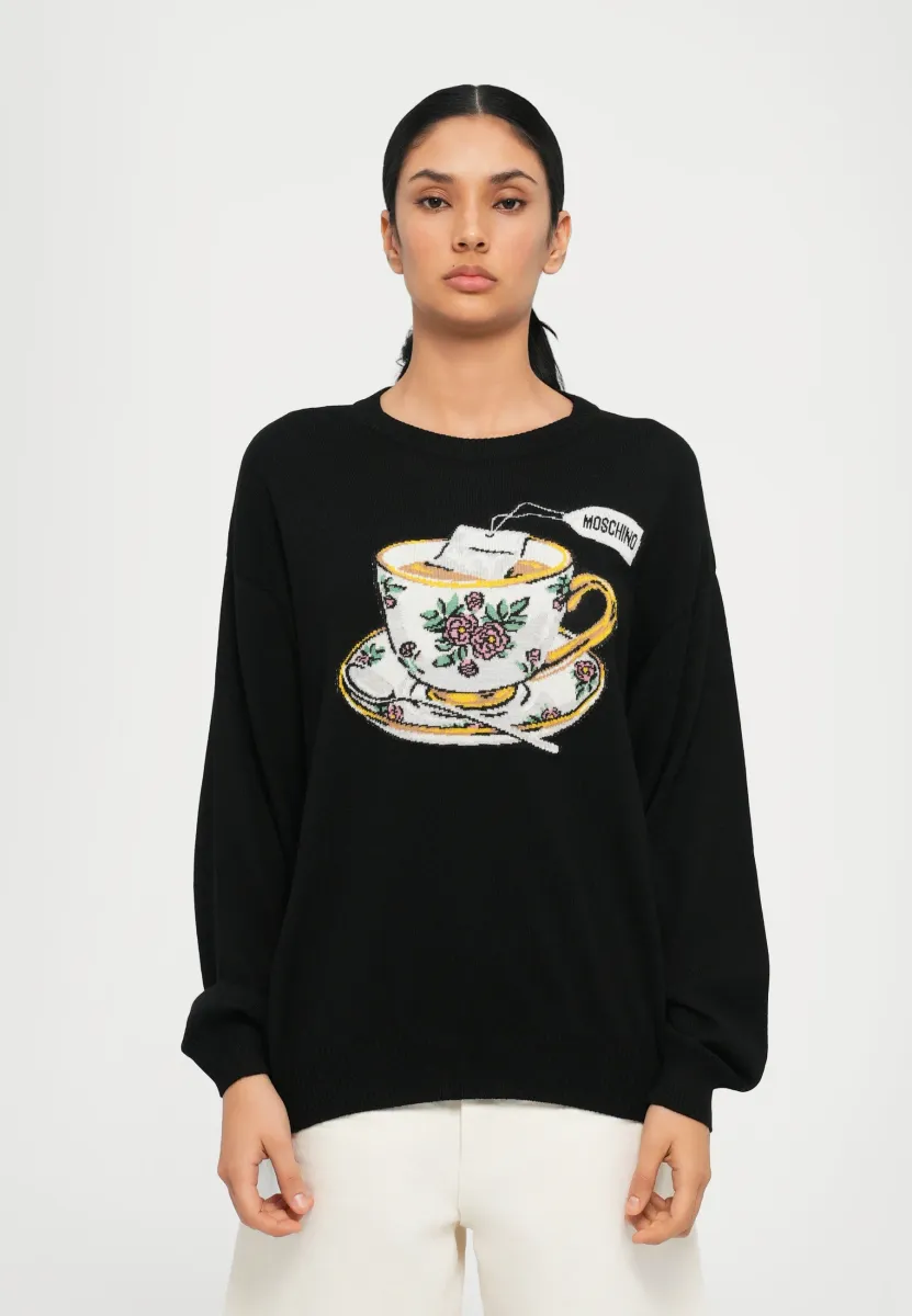 Strickpullover - multi coloured/black