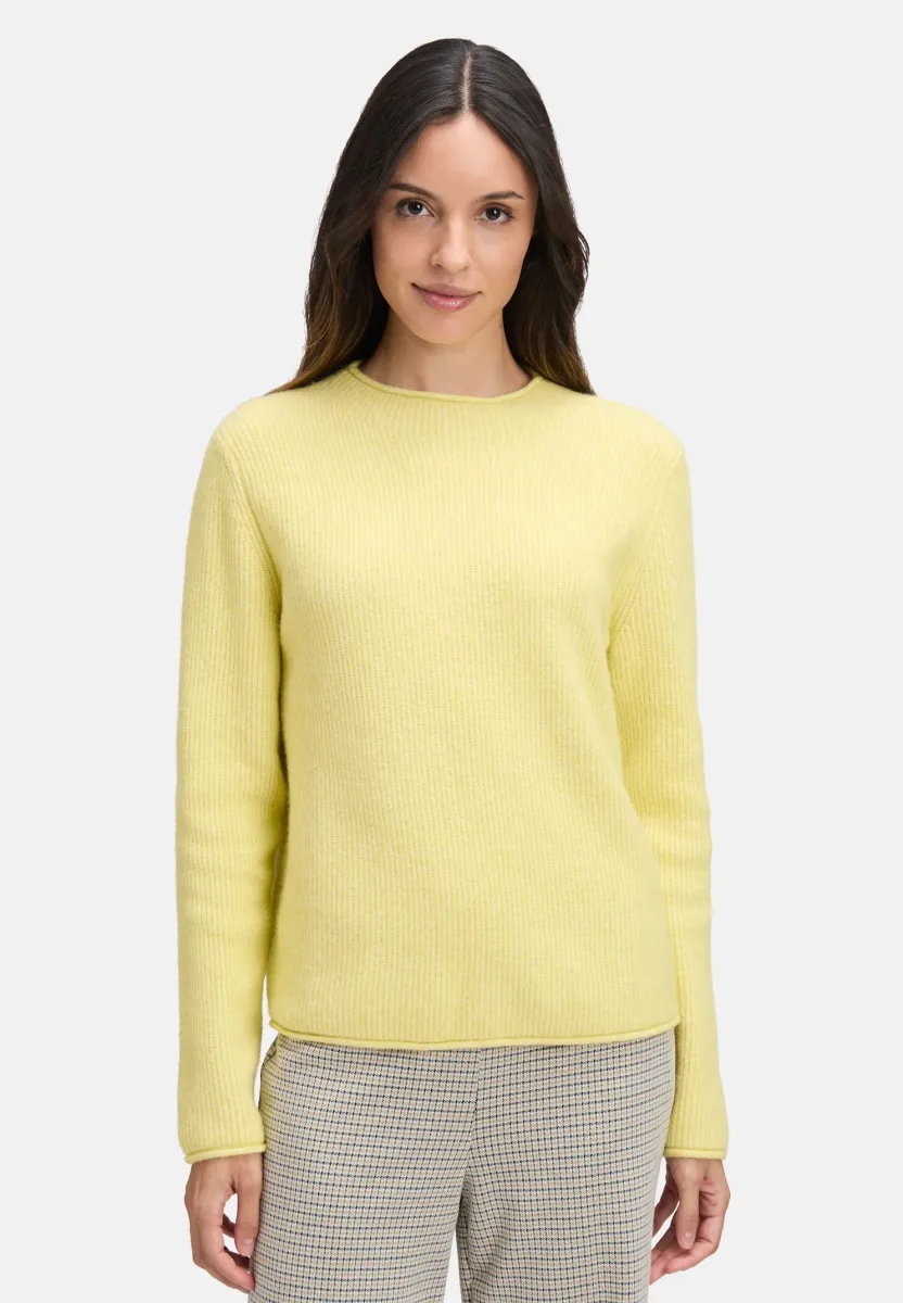Strickpullover - muted lime
