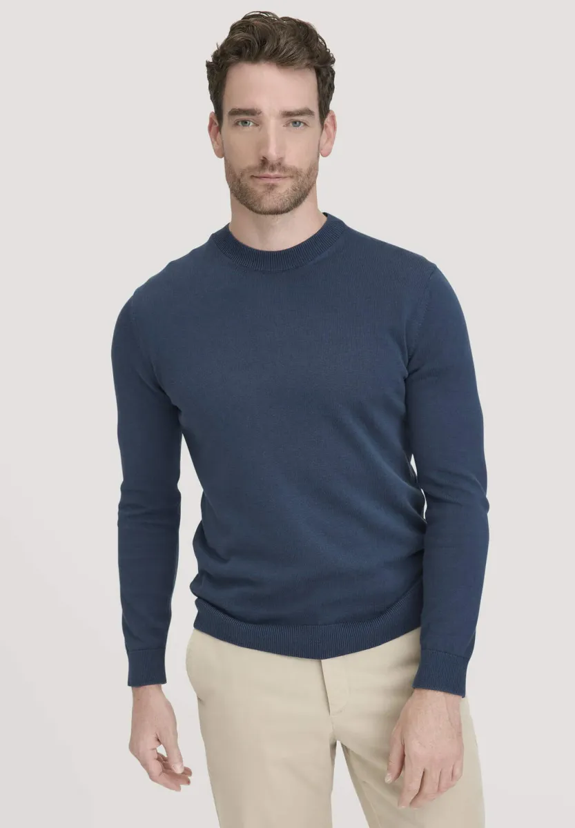 Strickpullover - nachtblau
