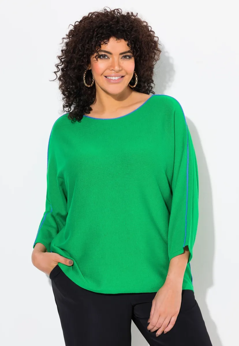 Strickpullover - natural green