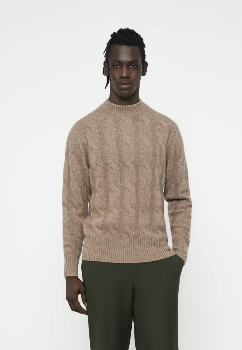 Strickpullover - natural taupe
